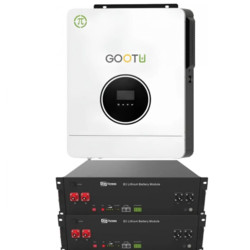 Комплект резервного живлення Gootu 6,2 кВт + 2х Dyness B3 LiFePO4 48V/75Ah